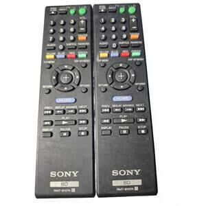 Sony BD RMT-B107A Remote Controls - Set of 2 Genuine Tested